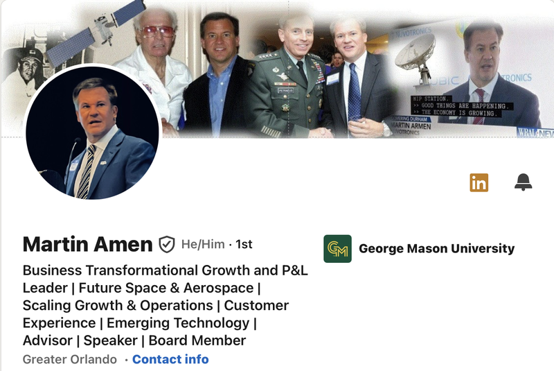 Martin Amen LinkedIn Profile